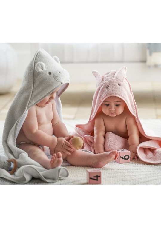 Super Soft Animal Baby Hooded Towel & Washcloth Set